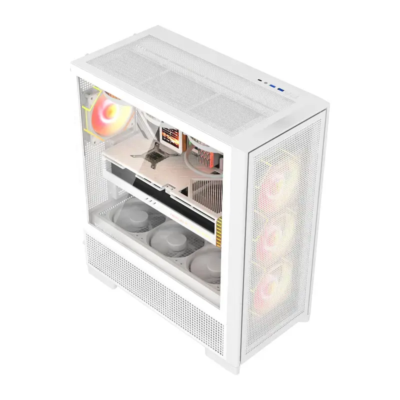 Computer case Darkflash AIRNOVA (balta) with 3 preinstalled fans
