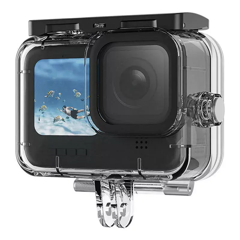 Aizsargmaciņa komplekts Telesin GoPro Hero 12/11/10/9 – cietā apvalka un silikona pārvalka komplekts