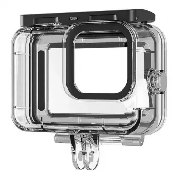 Aizsargmaciņa komplekts Telesin GoPro Hero 12/11/10/9 – cietā apvalka un silikona pārvalka komplekts