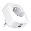 Viedā WiFi kontaktligzda Gosund SP112-M ar 2x USB — divu gabalu komplekts