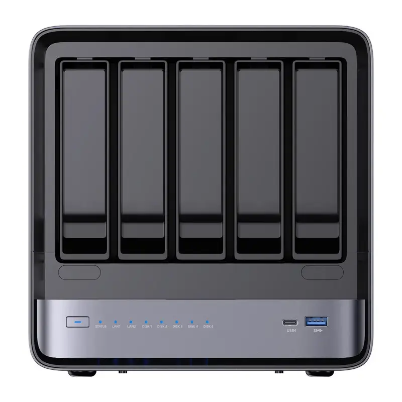 Mini-PC Minis Forum NAS N5 Pro AMD Ryzen AI 9 HX Pro 370, 32GB RAM, 128GB atmiņa