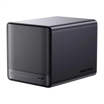 Mini-PC Minis Forum NAS N5 Pro AMD Ryzen AI 9 HX Pro 370, 32GB RAM, 128GB atmiņa