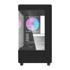 Datora korpuss DarkFlash DB330M Melns v2 ar trim iepriekš uzstādītiem ventilatoriem