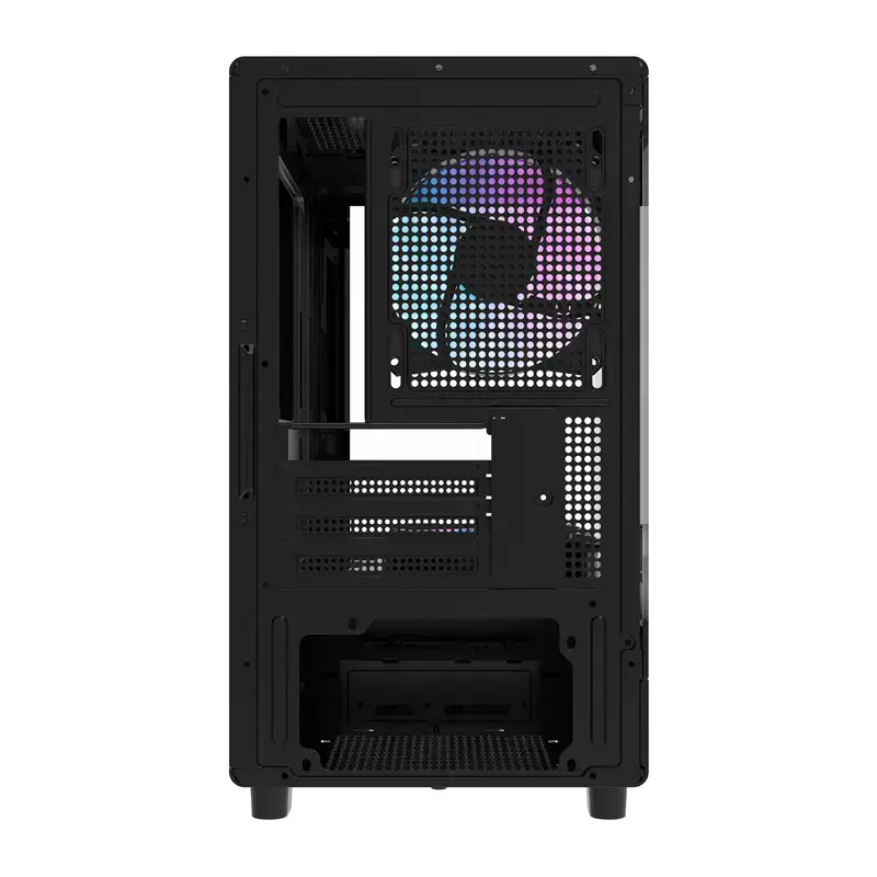 Datora korpuss DarkFlash DB330M Melns v2 ar trim iepriekš uzstādītiem ventilatoriem