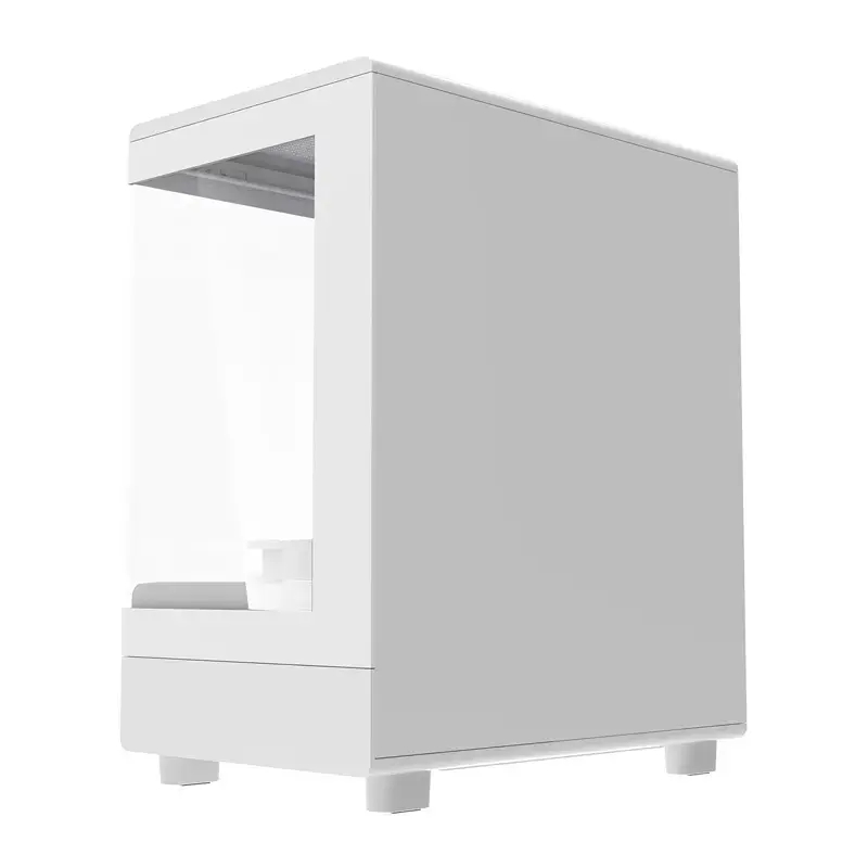 Darkflash datora korpuss DB330M balta v2 ar trīs iepriekš uzstādītiem ventilatoriem, micro-ATX/mATX atbalsts