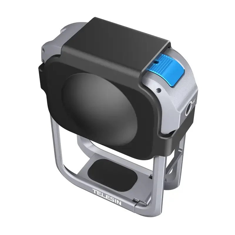 Metāla aizsargbūris Telesin DJI Osmo 360 kamerai – viegls metāla rāmis, stiprinājuma punkti