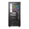 Datora korpuss DarkFlash DS950V ar priekšējo displeju (melns) un 6 iepriekš uzstādītiem ventilatoriem