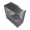 Datora korpuss DarkFlash DS950V ar priekšējo displeju (melns) un 6 iepriekš uzstādītiem ventilatoriem