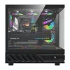 Datora korpuss DarkFlash DS950V ar priekšējo displeju (melns) un 6 iepriekš uzstādītiem ventilatoriem