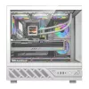 Datorkorpuss DarkFlash DS950V ar iebūvētu displeju, balts, komplektā 6 ventilatori