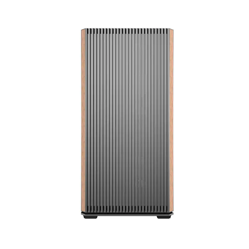 ATX datora korpuss Darkflash DS900WS — midi tornis, bez ventilatoriem, melns