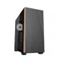 ATX datora korpuss Darkflash DS900WS — midi tornis, bez ventilatoriem, melns