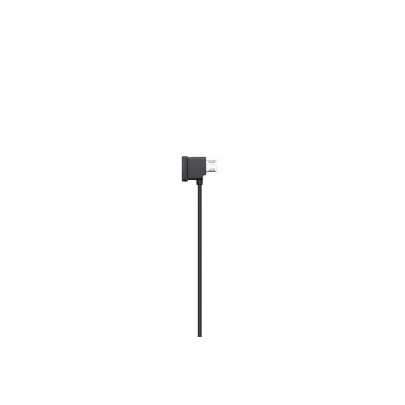 USB kabelis Micro-USB B uz USB C melns DJI CP.MA.00000225.01