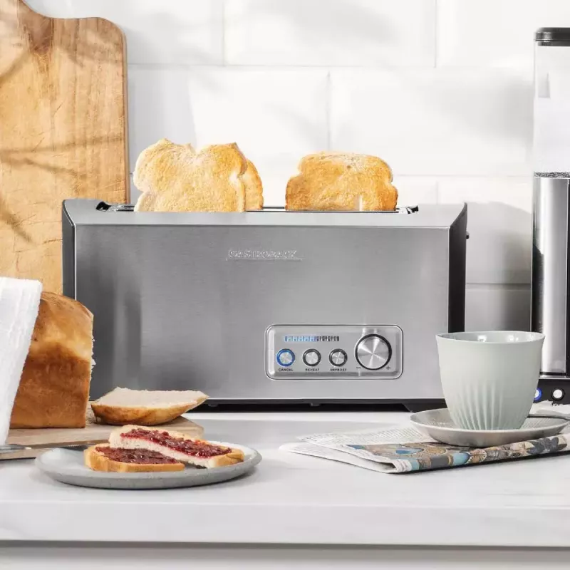 Grauzdētājs Gastroback Design Pro 4S 2 šķēles 1500 W Melns Nerūsējošais tērauds