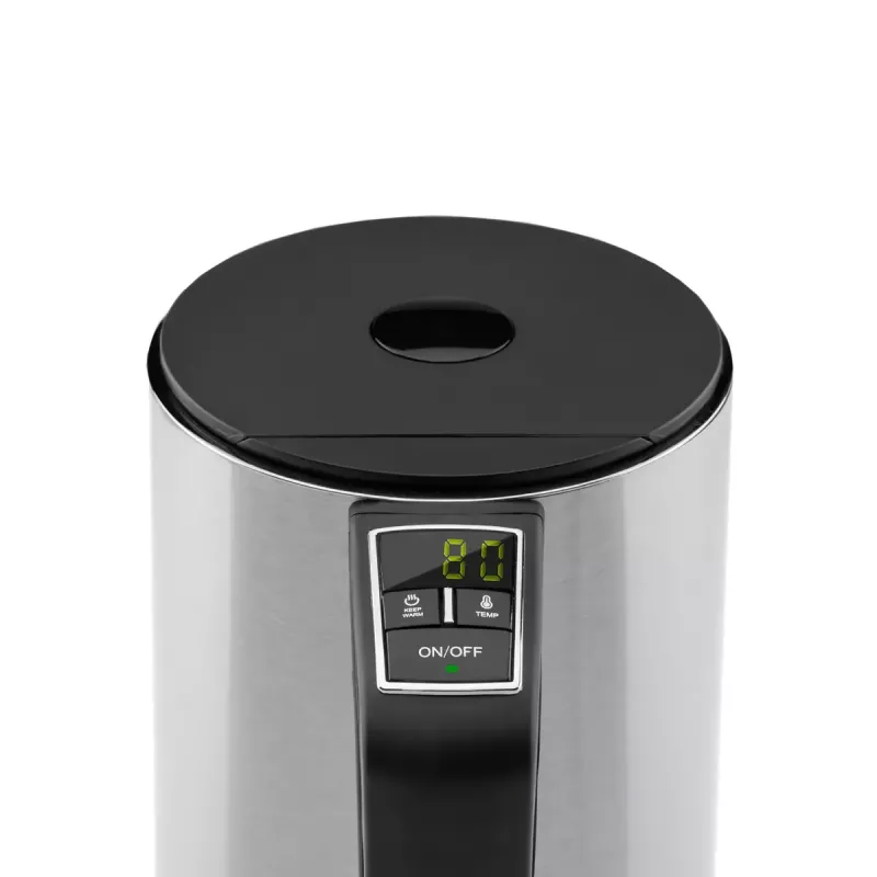 Elektriskā tējkanna GASTROBACK Design Cool Touch 1,5 L 2200 W, nerūsējošais tērauds/melna
