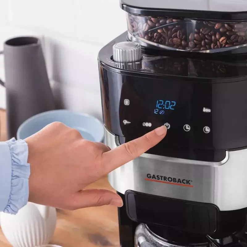 Pilienveida kafijas automāts Gastroback 1,5 L Grind & Brew Pro
