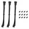 Datora korpusa ventilators DeepCool FD12 V2 120 mm melns, 500–2500 RPM, hidrauliskais gultnis, 4 gab.