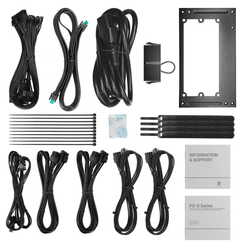 Barošanas bloks DeepCool Gamer Storm PS750G 750 W ATX 20+4 pin, FDB ventilators 92 mm, melns