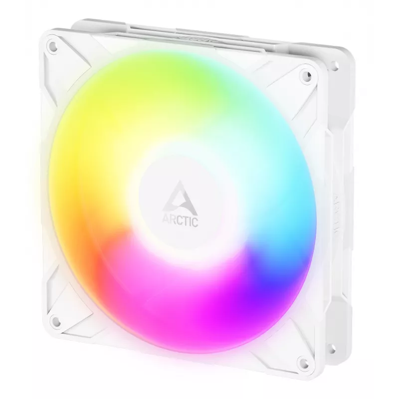 ARCTIC Freezer P14 Pro Reverse A-RGB (balta) - 3 Pack - 140 mm A-RGB PWM ventilators ar kabeļa sadalītāju
