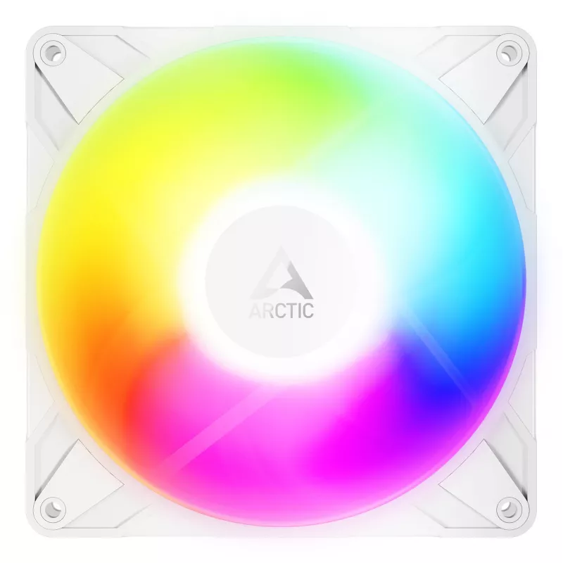 ARCTIC Freezer P14 Pro Reverse A-RGB (balta) - 3 Pack - 140 mm A-RGB PWM ventilators ar kabeļa sadalītāju