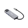 Equip 5-in-1 daudzfunkciju adapteris, 2.5GbE, USB-A x 2, USB-C x 1, USB-C, 100W USB PD