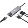 Equip 5-in-1 daudzfunkciju adapteris, 2.5GbE, USB-A x 2, USB-C x 1, USB-C, 100W USB PD