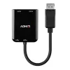 Lindy DisplayPort uz 2 portu HDMI MST centrmezgls, DisplayPort, 2 x HDMI, vīrišķais, sievišķā, taisns, taisns