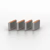 Lindy USB Type C pieslēgvietu bloķētāji (bez atslēgas) – 10 gab. iepakojumā, oranži