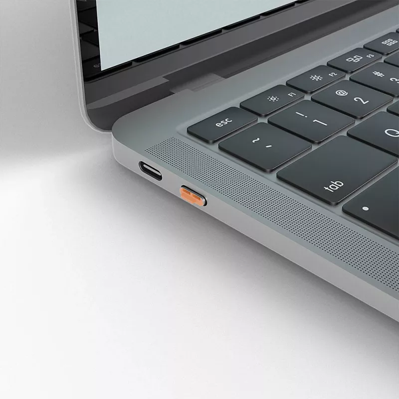 Lindy USB Type C pieslēgvietu bloķētāji (bez atslēgas) – 10 gab. iepakojumā, oranži