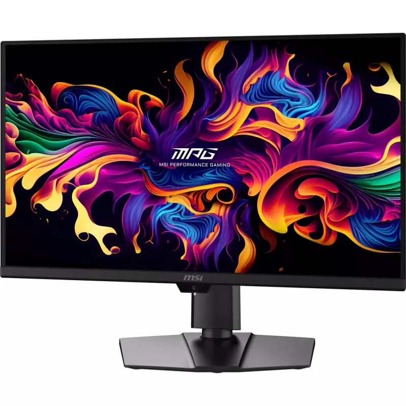 Datora monitors MSI MPG 271QRDE QD-OLED X50, 26,5 collas (67,3 cm), 2560×1440, QD-OLED, 1 ms, 16:9, USB 2.0 centrmezgls, VESA, augstumā regulējams, melns