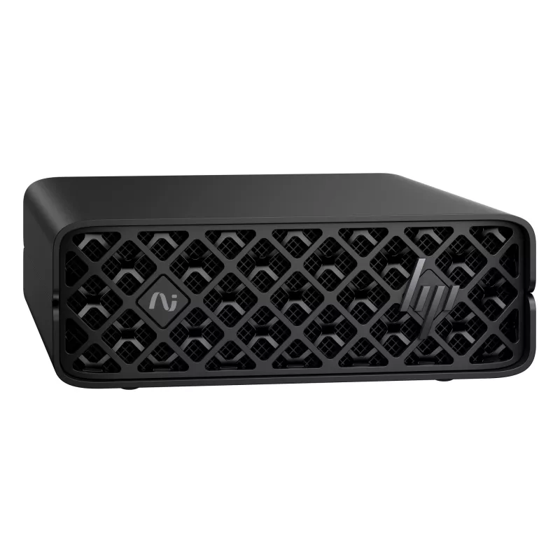 HP ZGX Nano G1n AI GB10 128 GB LPDDR5x-SDRAM 4 TB SSD Linux Mini PC Workstation AI darbstacija, AI dators Melns