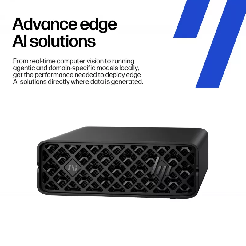 HP ZGX Nano G1n AI GB10 128 GB LPDDR5x-SDRAM 4 TB SSD Linux Mini PC Workstation AI darbstacija, AI dators Melns