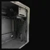 PC Micro Tower korpuss LC-Power 2004MB-V3, Micro-ATX/Mini-ITX, melns, augšpusē novietots PSU, atbalsta 2×3,5 collu + 2×2,5 collu, USB 3.2 Gen1