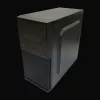 PC Micro Tower korpuss LC-Power 2004MB-V3, Micro-ATX/Mini-ITX, melns, augšpusē novietots PSU, atbalsta 2×3,5 collu + 2×2,5 collu, USB 3.2 Gen1