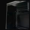 PC Micro Tower korpuss LC-Power 2004MB-V3, Micro-ATX/Mini-ITX, melns, augšpusē novietots PSU, atbalsta 2×3,5 collu + 2×2,5 collu, USB 3.2 Gen1