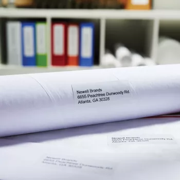 DYMO oriģinālās LabelWriter lielās adrešu etiķetes | 36 mm x 89 mm | Rullis ar 260 | Melna druka uz balta | priekš LabelWriter etiķešu printeriem
