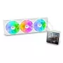 Universāls šķidruma dzesētājs Thermaltake TH360 V3 Ultra ARGB — 3x 120 mm ventilatori, 500–2500 RPM, 12 V, balts