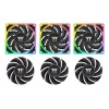 Thermaltake MAGCurve 360 Ultra AIO šķidruma CPU dzesētājs ar ARGB ventilatoriem, 360mm radiators, melns