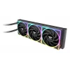 Thermaltake MAGCurve 360 Ultra AIO šķidruma CPU dzesētājs ar ARGB ventilatoriem, 360mm radiators, melns