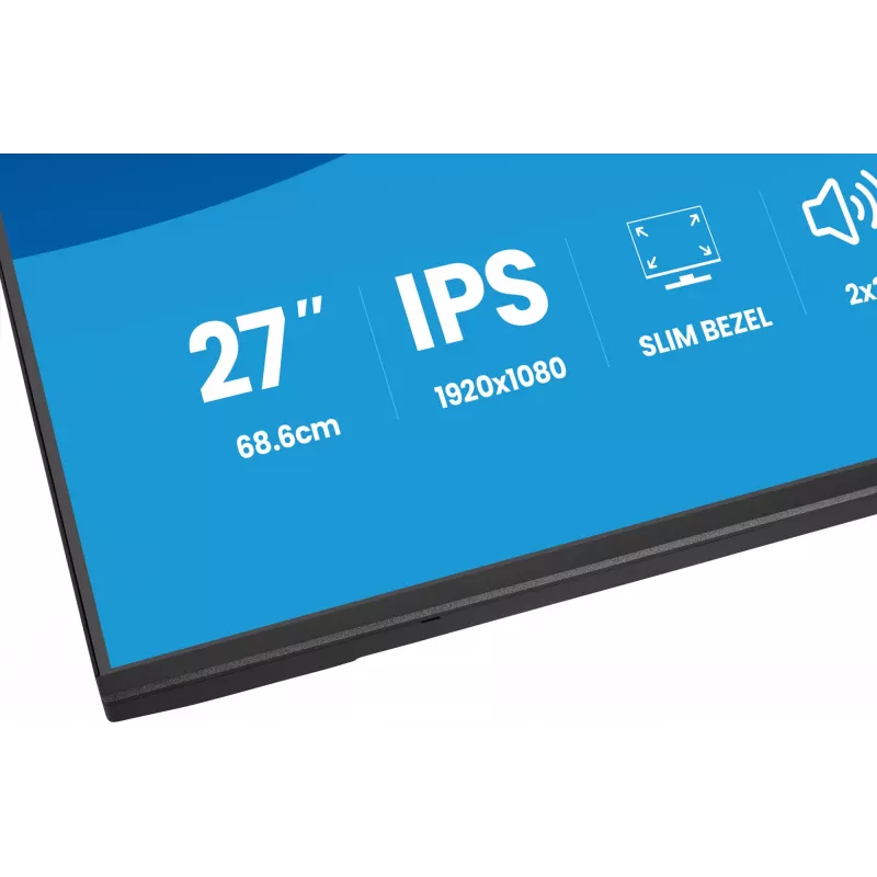 Datora monitors IIYAMA ProLite X2797HSU-B1 27 collas (68,6 cm) Full HD 1920×1080 LED matēts 4 ms USB 3.2 Gen 1 skaļruņi VESA melns