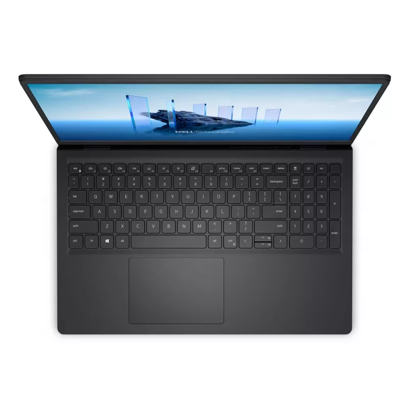DELL Pro 15 Essential PV15250 Intel Core 3 100U klēpjdators 39,6 cm (15,6 collas) Full HD 8 GB DDR5-SDRAM 512 GB SSD Wi-Fi 6 (802.11ax) Windows 11 Pro vācu Melns