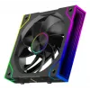 XILENCE XPF360R.ARGB 120 mm PC korpusa ventilators 3 gab. komplektā, hidrauliskais gultnis, 1.9 mmH2O, 7–13.2 V, melns