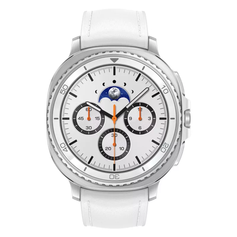 Samsung Galaxy Watch8 Classic 3.3 cm (1.3 collas) AMOLED 46 mm digitāls 438 x 438 pikseļi skārienekrāns sudraba Wi-Fi GPS (satelīta)