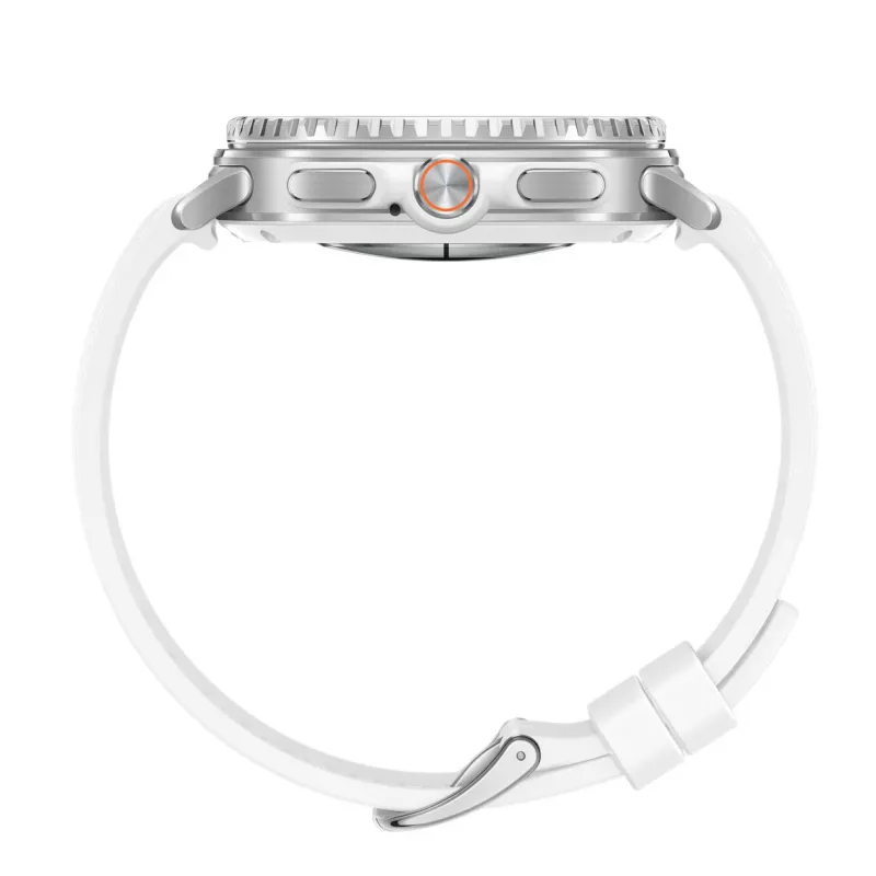 Samsung Galaxy Watch8 Classic 3.3 cm (1.3 collas) AMOLED 46 mm digitāls 438 x 438 pikseļi skārienekrāns sudraba Wi-Fi GPS (satelīta)