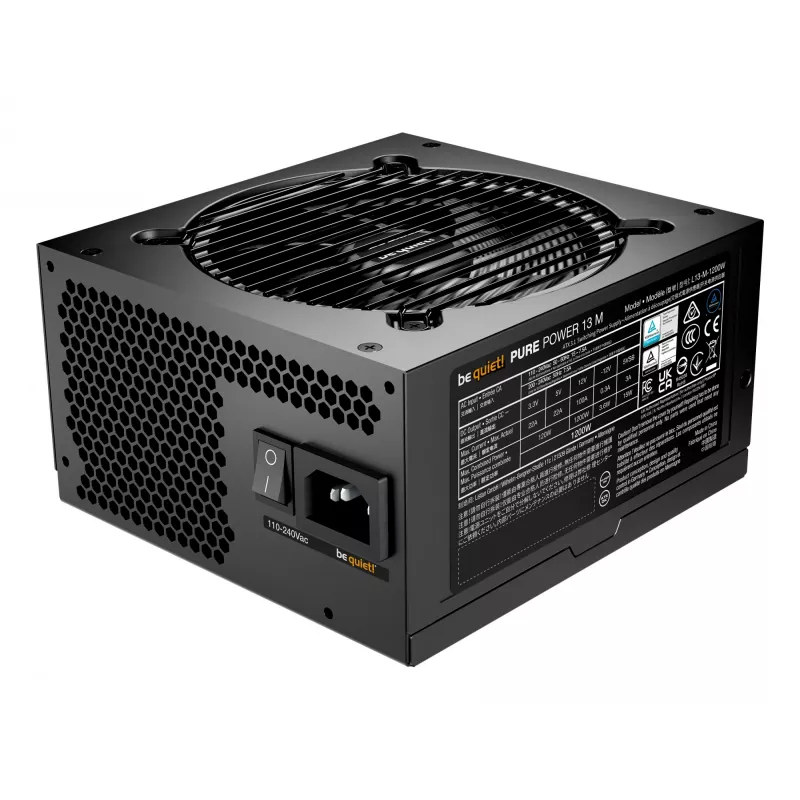 be quiet Pure Power 13 M | 1200W barošanas bloks 20+4 pin ATX ATX melns