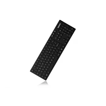 KeySonic KSK-8030 IN (DE) melna tastatūra, Industriāla, USB, QWERTZ, Vācu