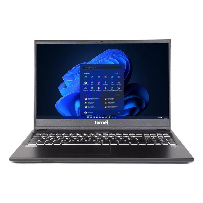 TERRA Mobile 1516R Intel® Core™ i5 i5-1334U klēpjdators 39,6 cm (15,6 collas) Full HD 16 GB DDR4-SDRAM 1 TB SSD Wi-Fi 6 (802.11ax) Windows 11 Pro vācu Melns