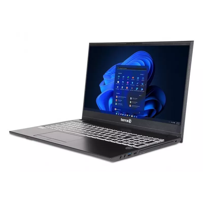 TERRA Mobile 1516R Intel® Core™ i5 i5-1334U klēpjdators 39,6 cm (15,6 collas) Full HD 16 GB DDR4-SDRAM 1 TB SSD Wi-Fi 6 (802.11ax) Windows 11 Pro vācu Melns
