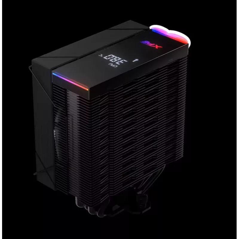 XPG MAESTRO PLUS 42SA CPU gaisa dzesētājs, Gaisa dzesētājs, 12 cm, Melns