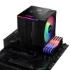 XPG MAESTRO PLUS 62DA CPU gaisa dzesētājs, Gaisa dzesētājs, 12 cm, Melns